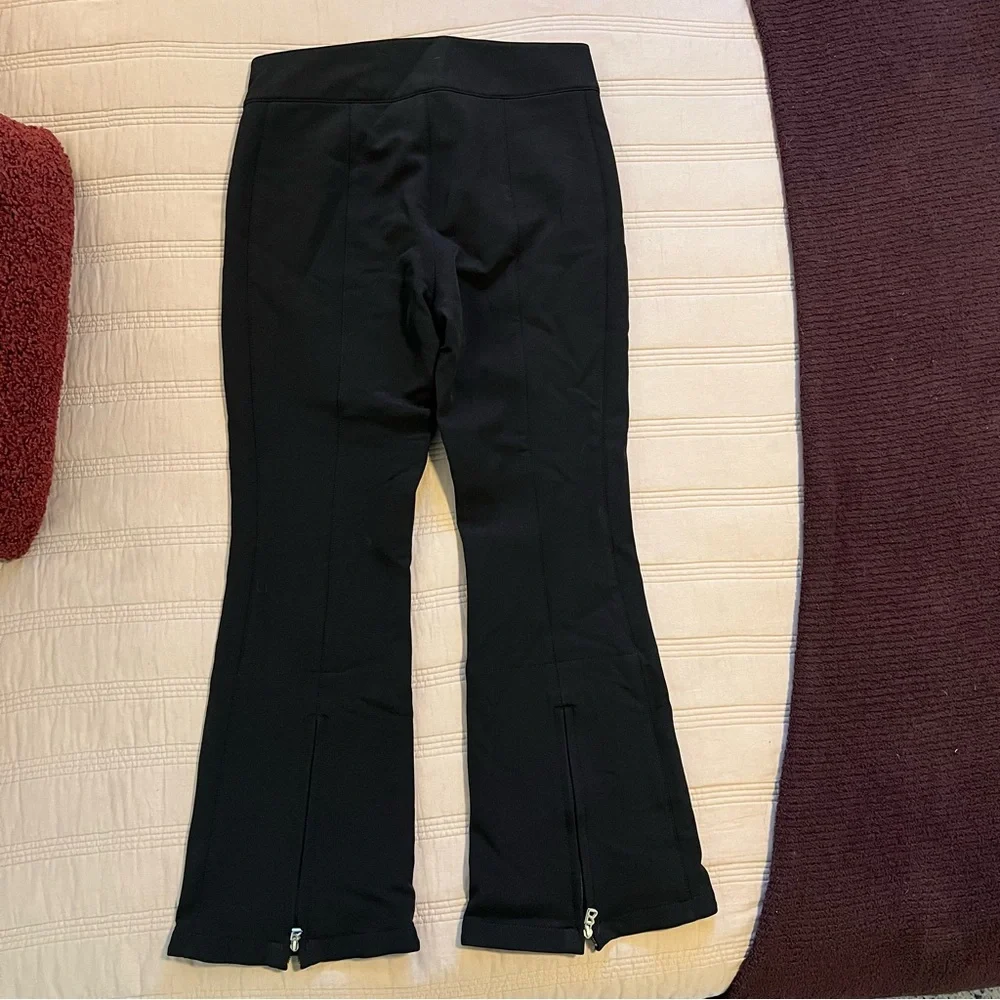 Bogner Black Snow Pants Flared with Zipper Details - Picture 4 of 7